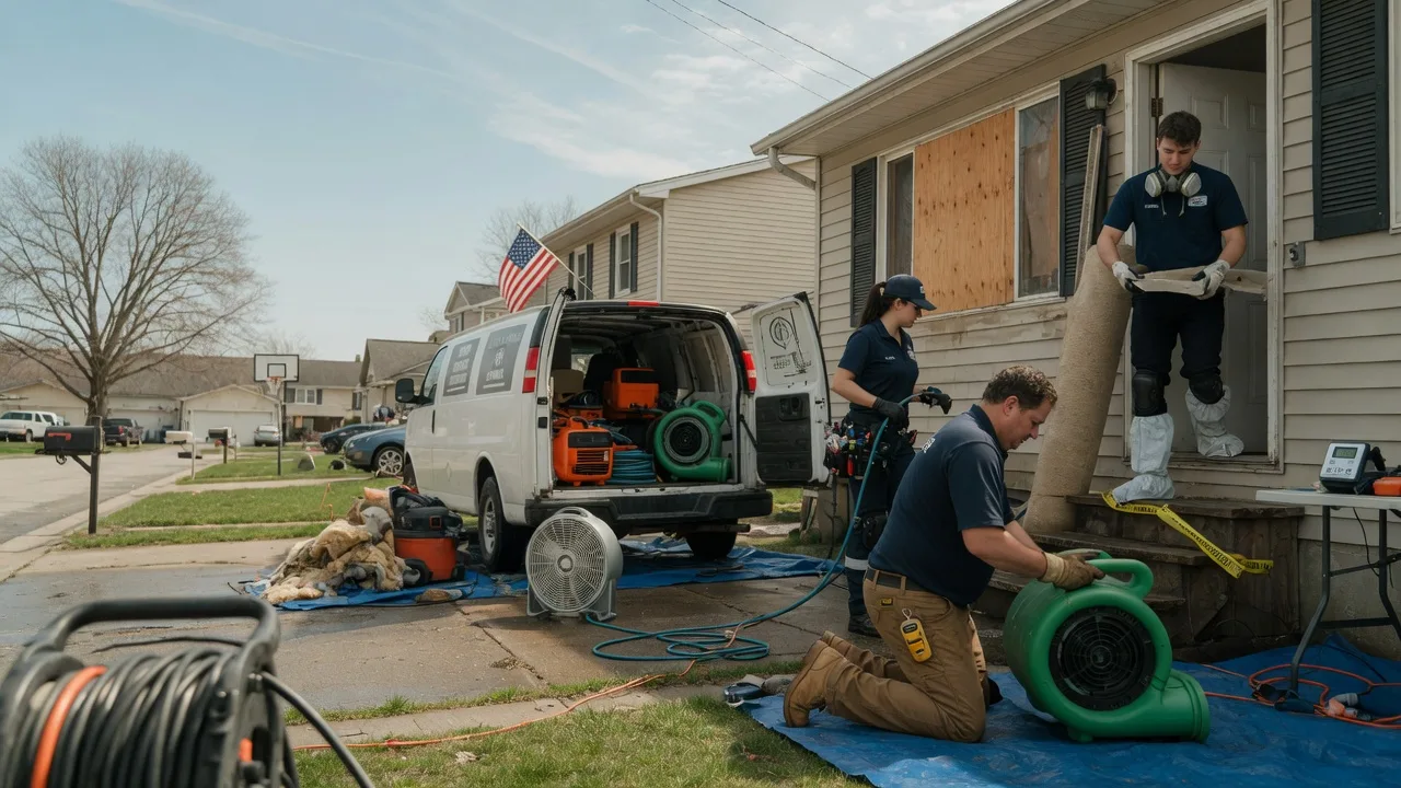 Water Damage Restoration in Deerfield, WI near me